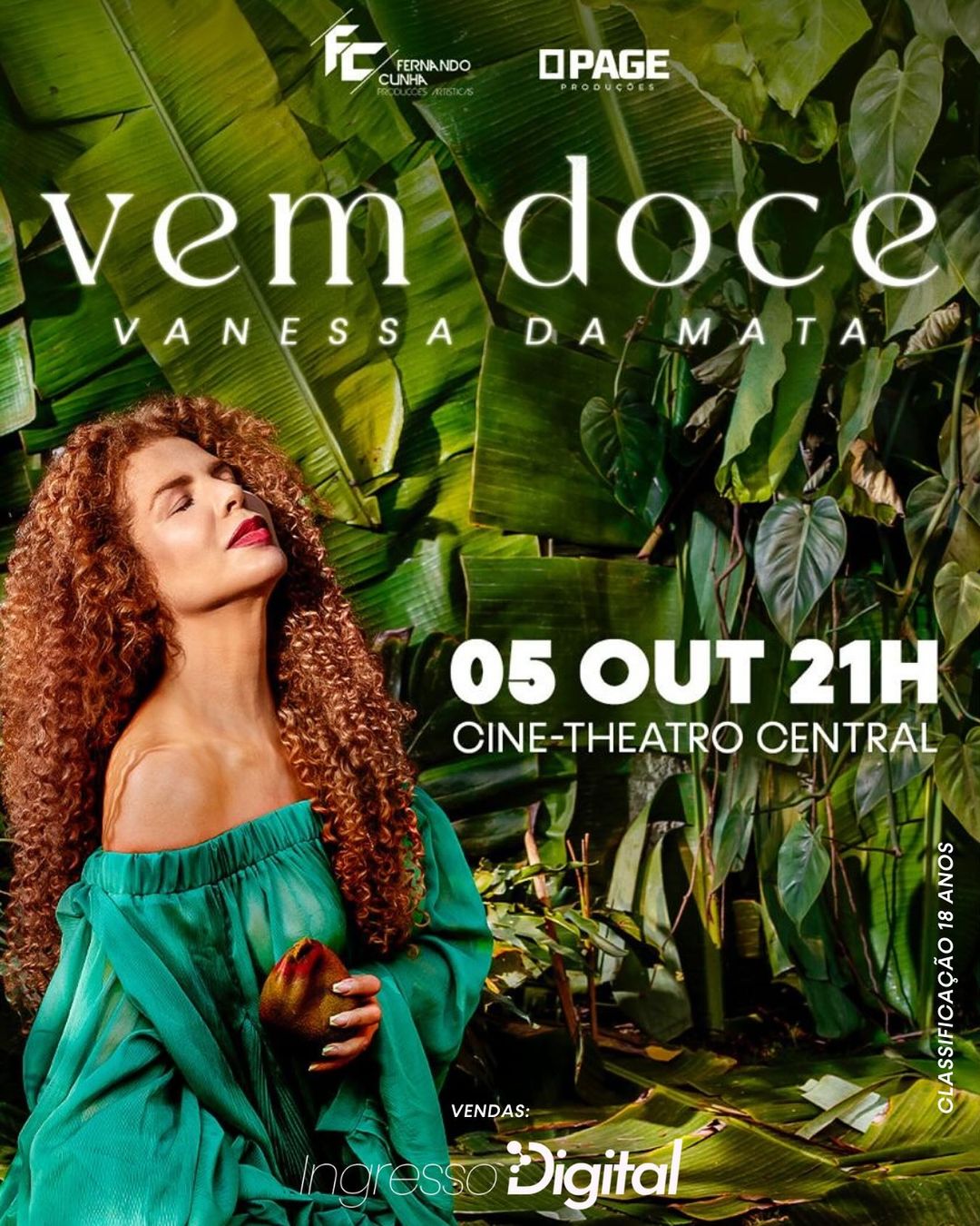 Vanessa da Mata em Juiz de fora