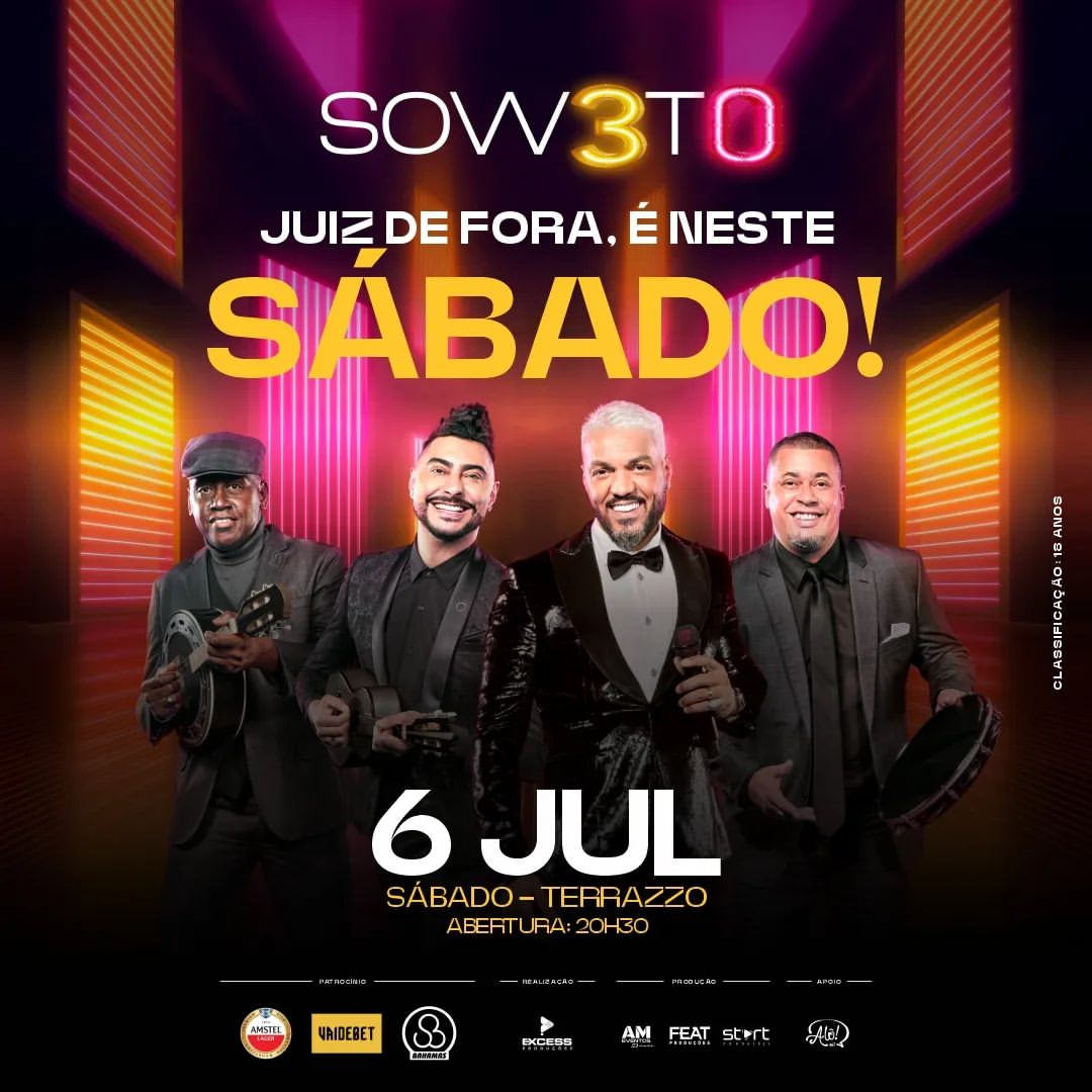 SOW3T0 EM JUIZ DE FORA NO TERRAZO 06 DE JULHO