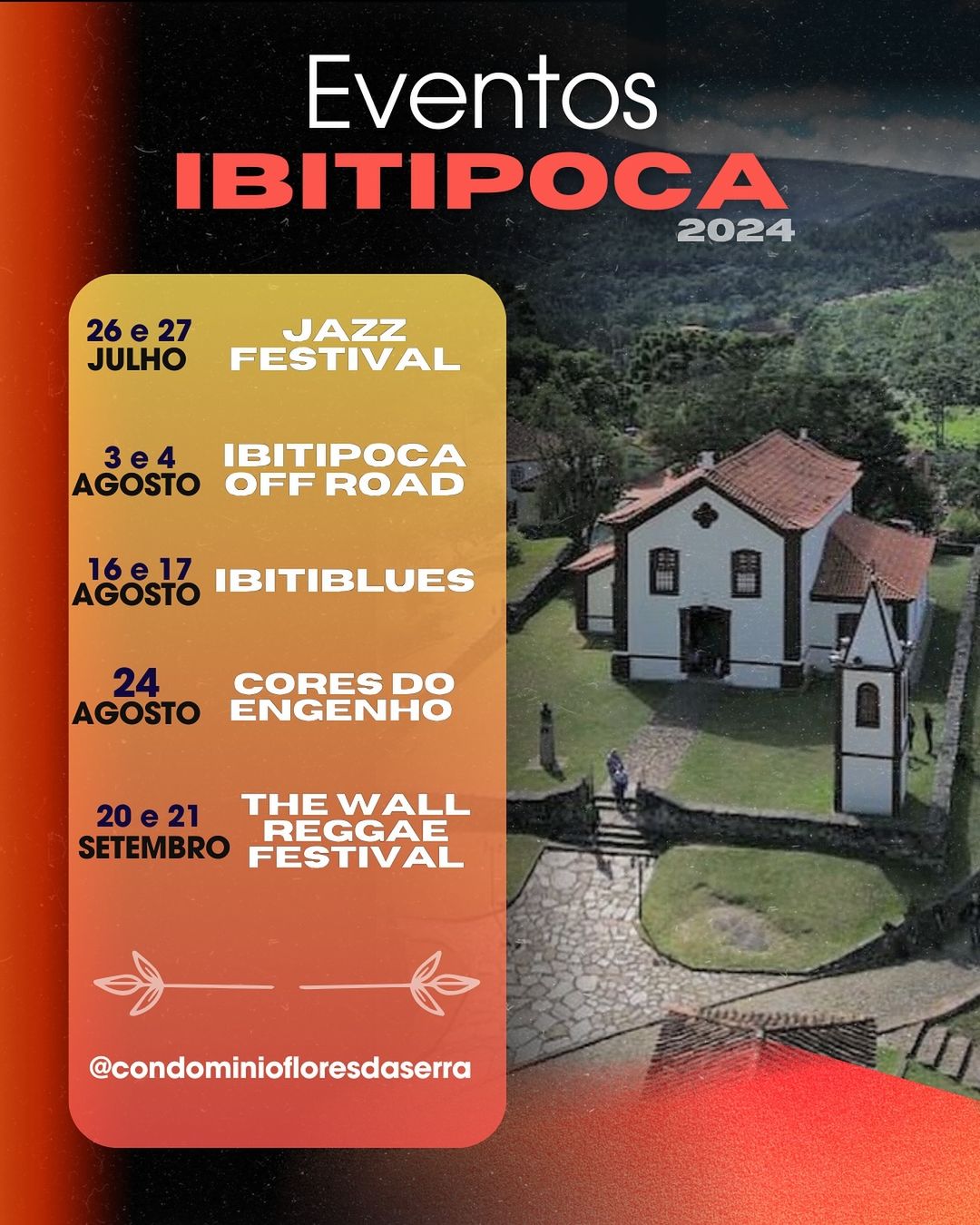 Programação de Eventos Ibitipoca MG 2024