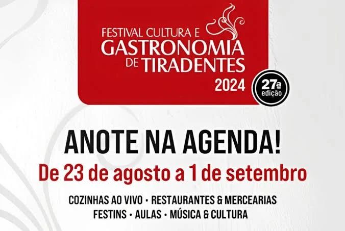 27° Festival Cultura e Gastronomia de Tiradentes 2024