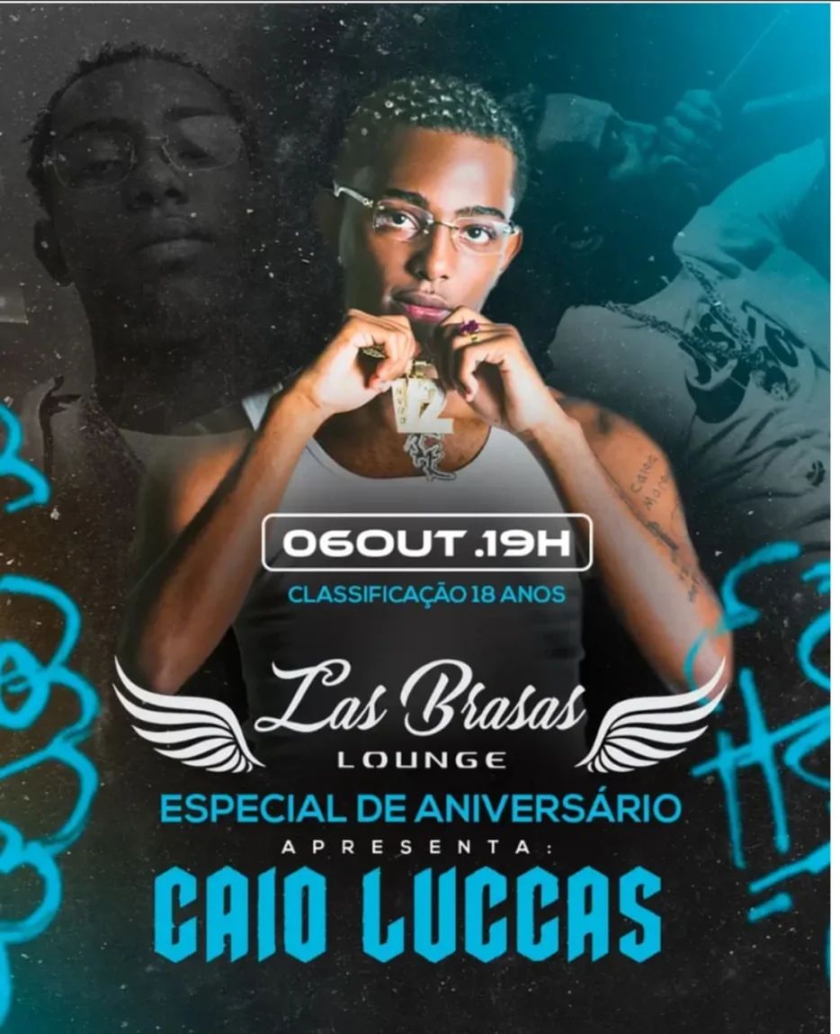 Caio Luccas nos Las Brasas Lounge Juiz De Fora