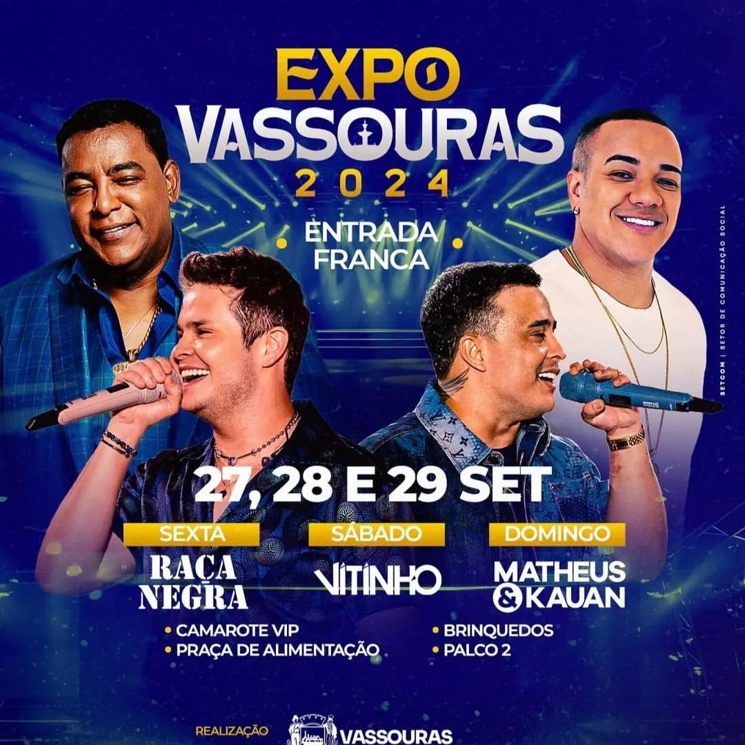 Programação Expo Vassouras 2024