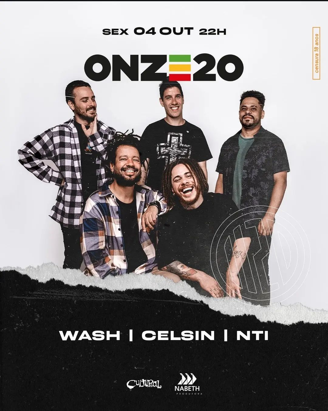 Onze20 no Cultural bar Juiz De Fora retorno da Banda 2024