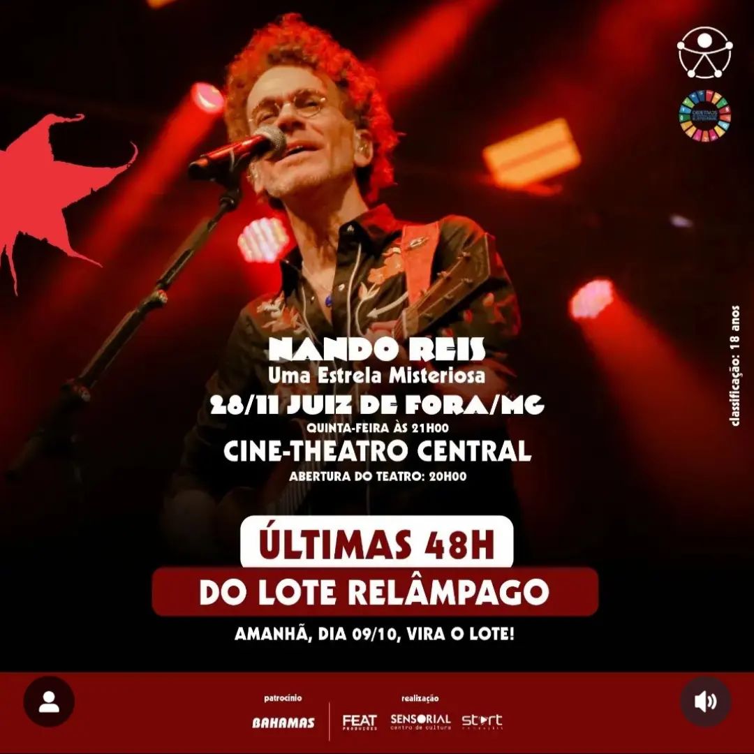 Nando Reis em Juiz De Fora