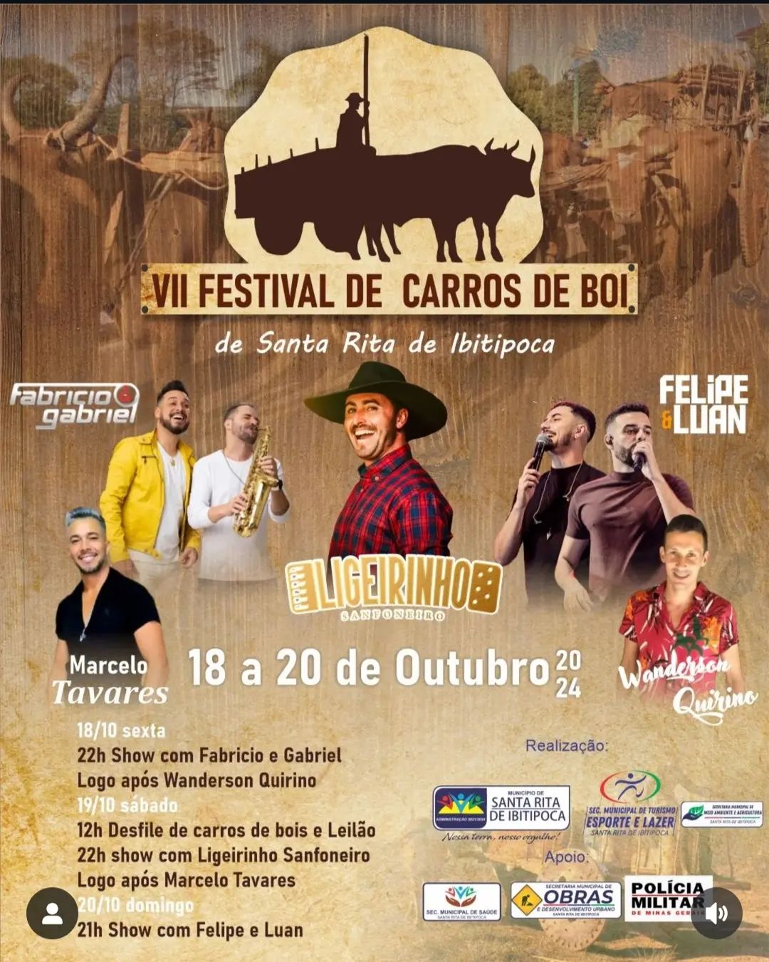 VII Festival de Carro de Boi de Santa Rita do Ibitipoca