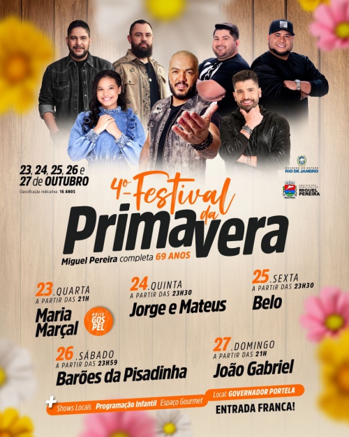 4° Festival da Primavera Miguel Pereira