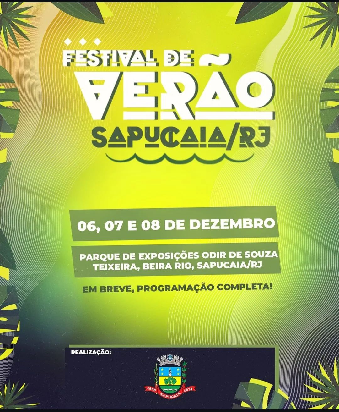 Festa de Verão Sapucaia RJ 2024