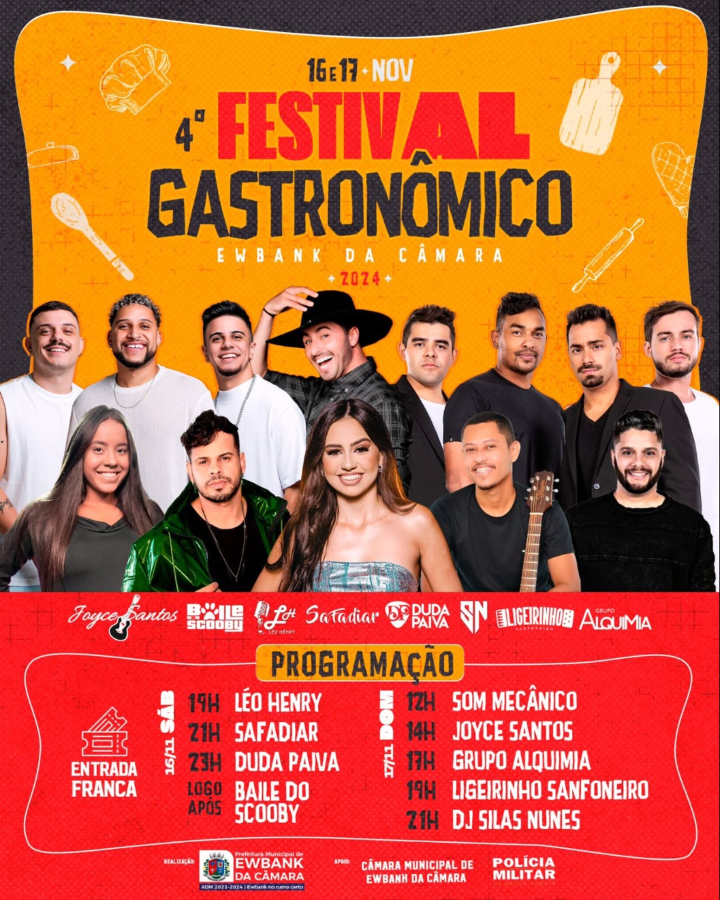 4° Festival Gastronomico de Ewbank da Camara