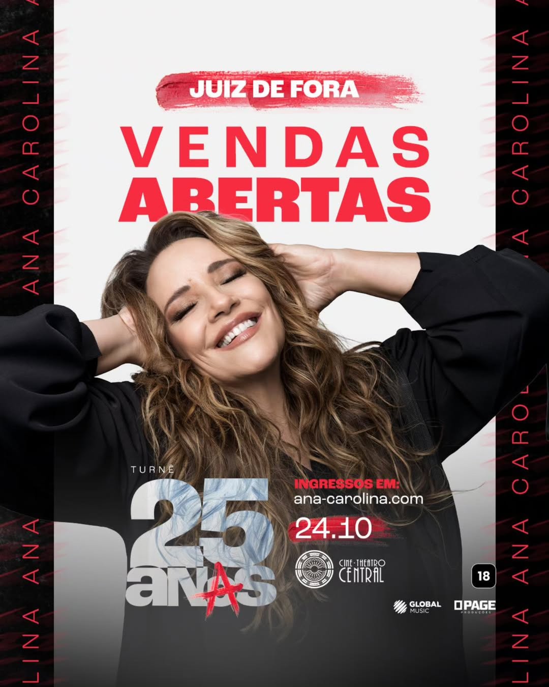 Turne 25 Anas em Juiz De Fora