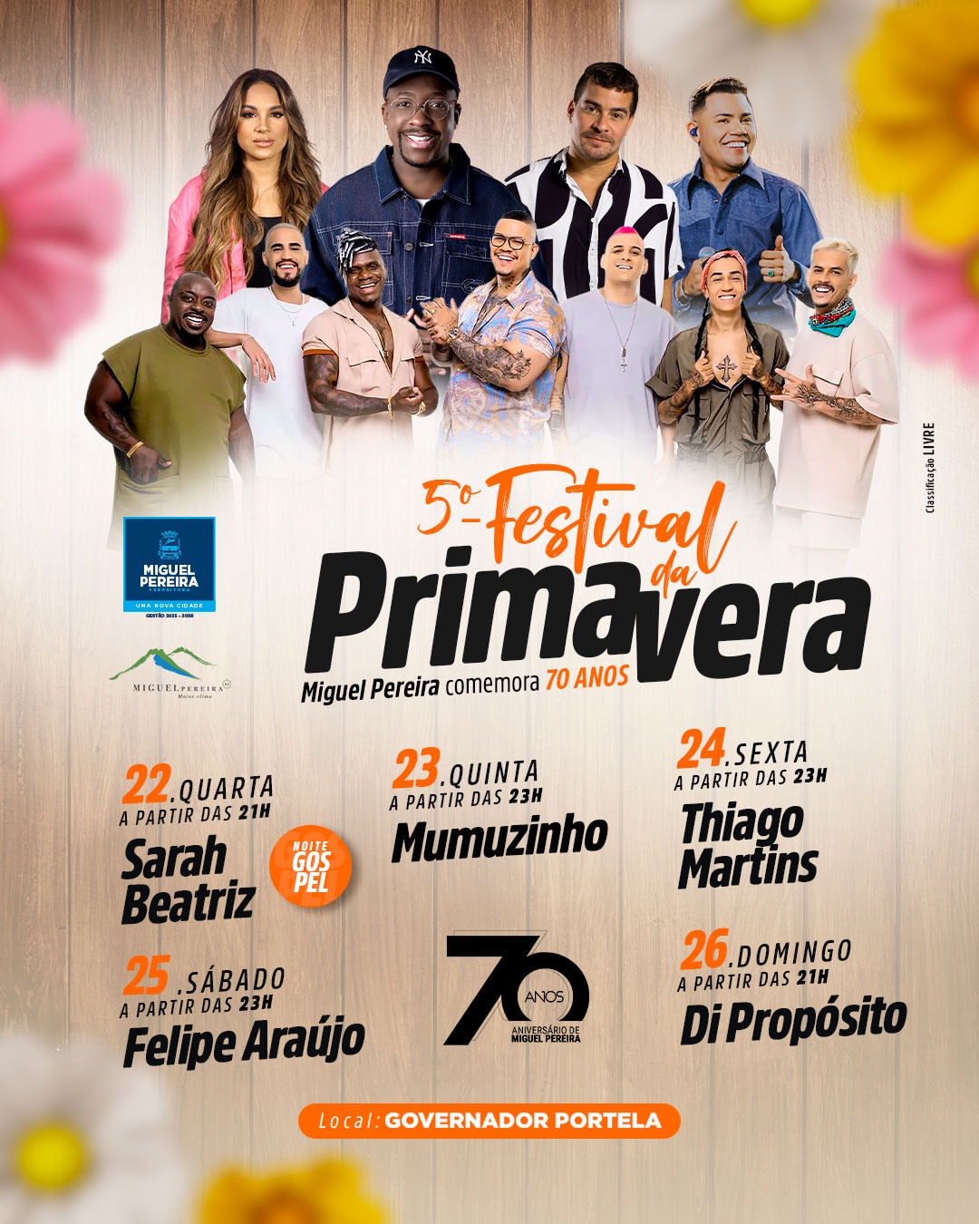 A Festa da Primavera 2025 Miguel Pereira