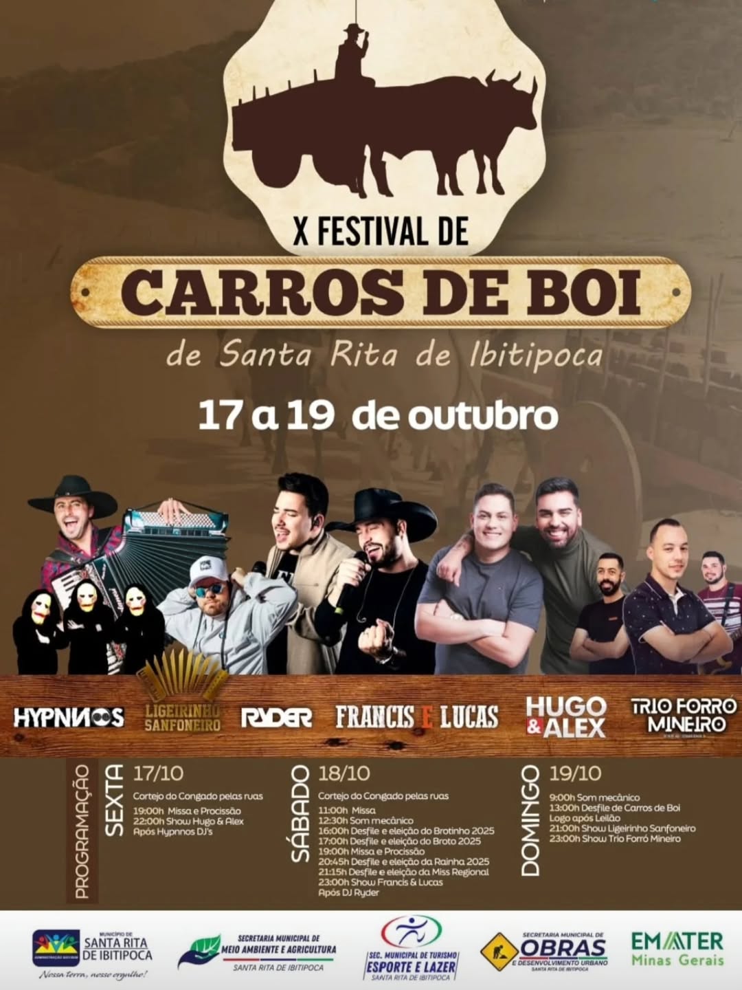 X Festival de Carros de Boi Santa Rita do Ibitipoca MG