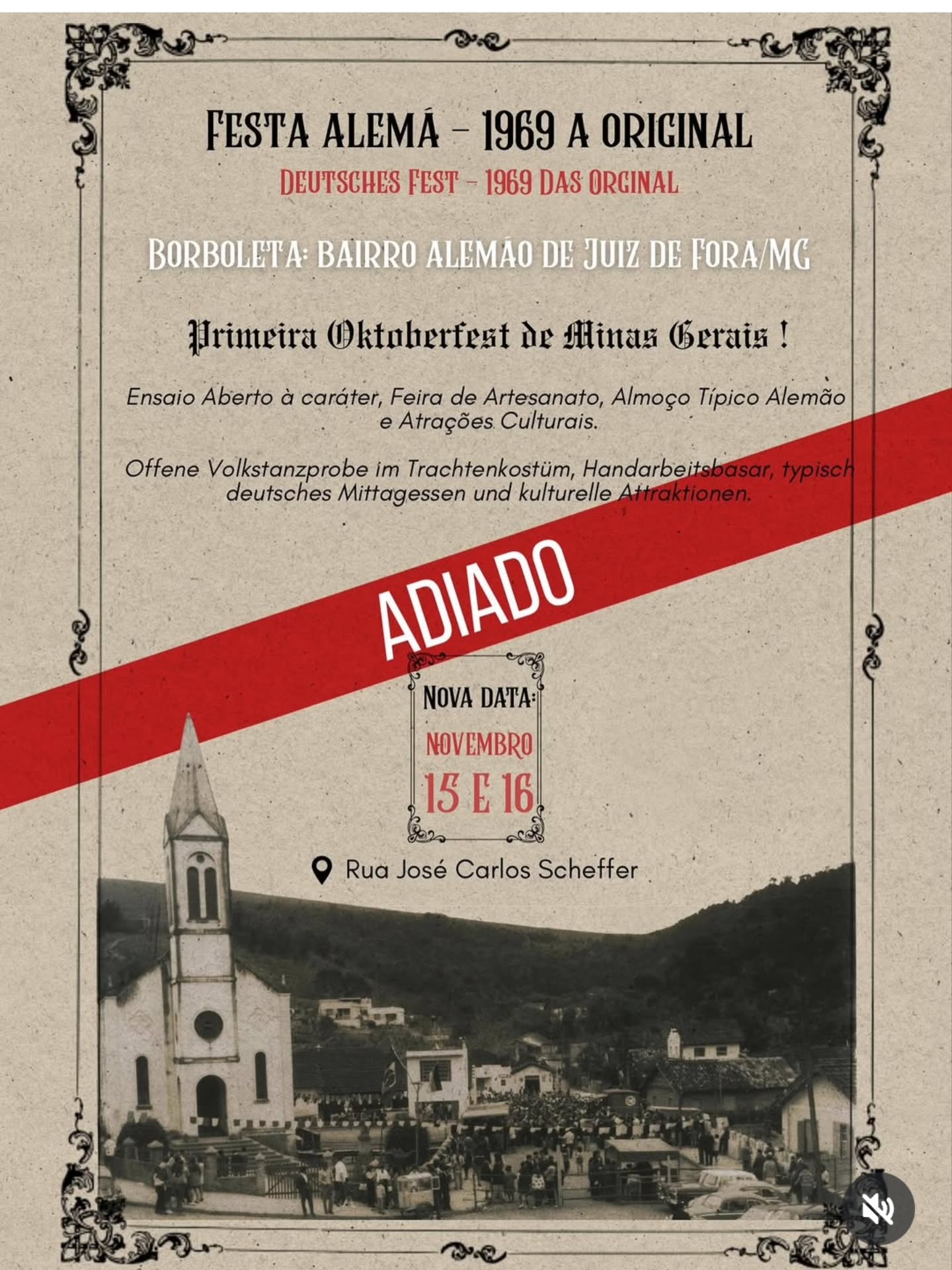 Festa alemã em Juiz De Fora com nova data