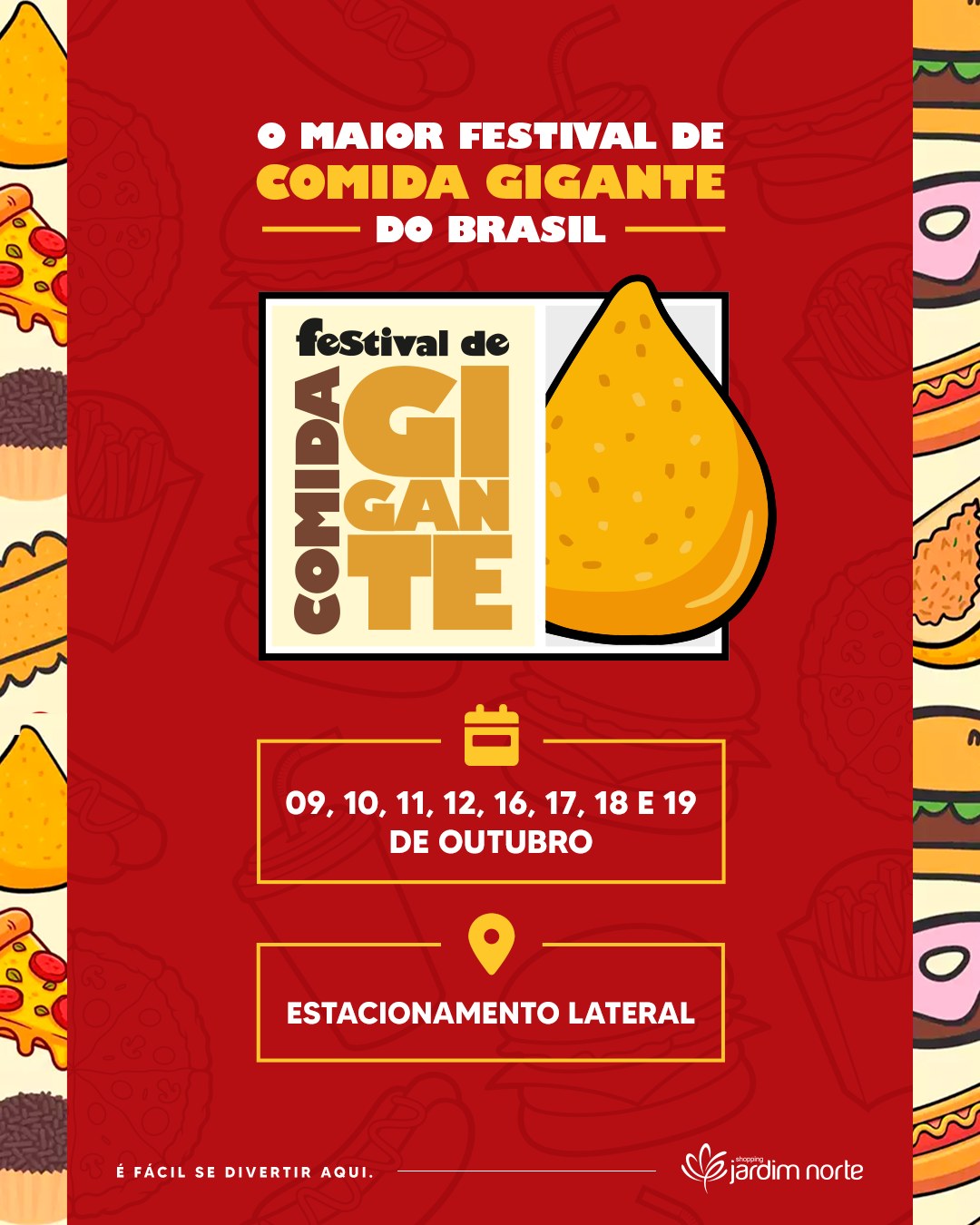 Festival de Comida Gigante em Juiz De Fora