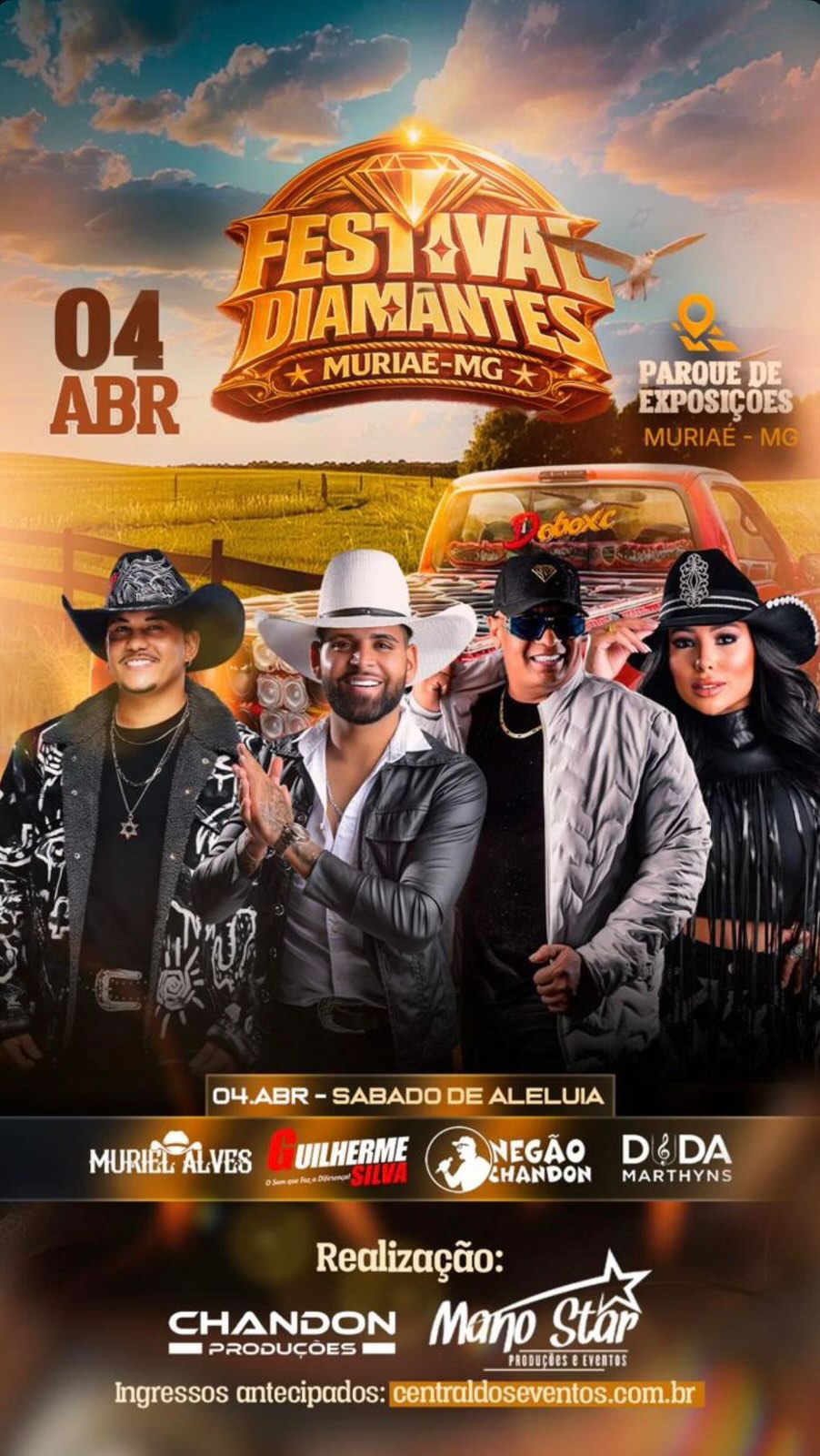 Festival Diamantes Muriaé 2026