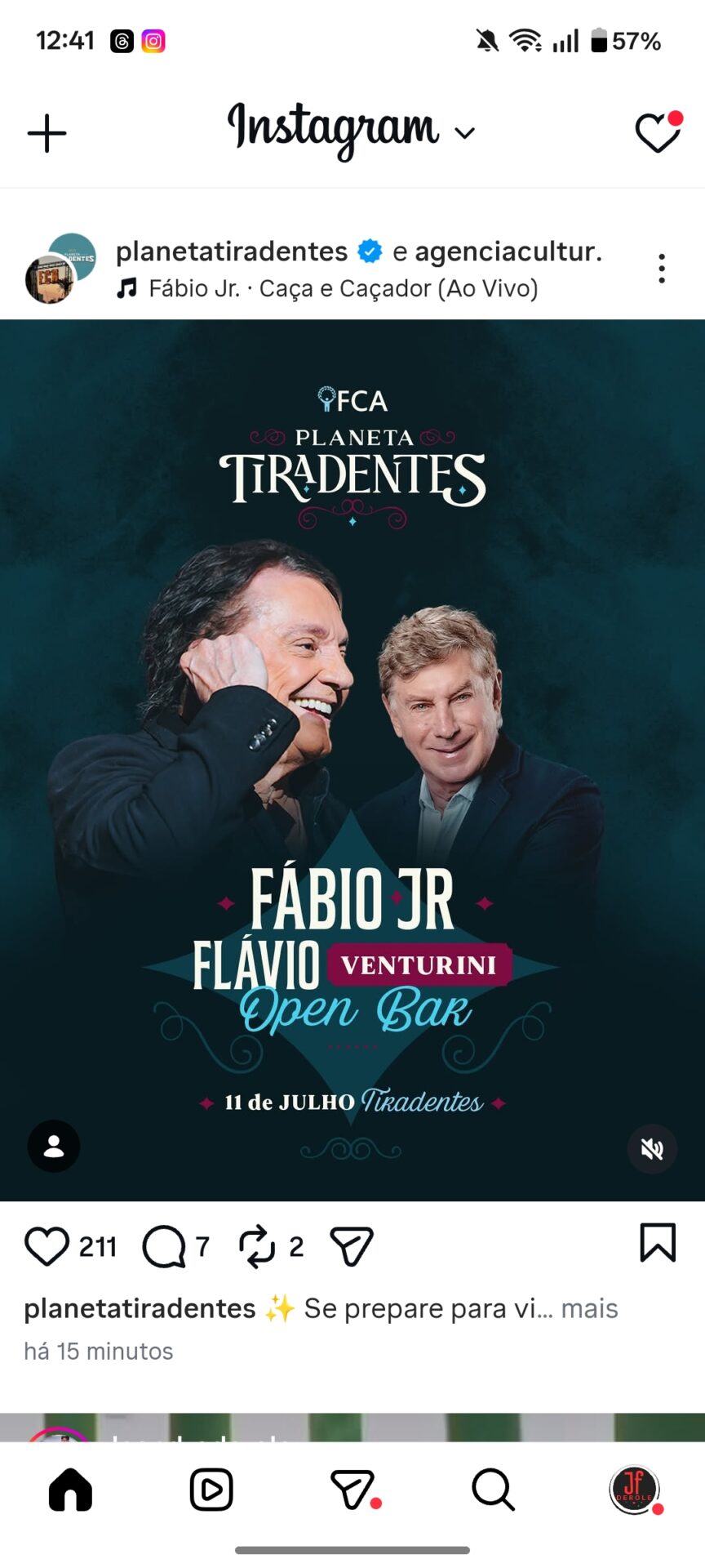 Planeta Tiradentes com Fábio Júnior e Venturini