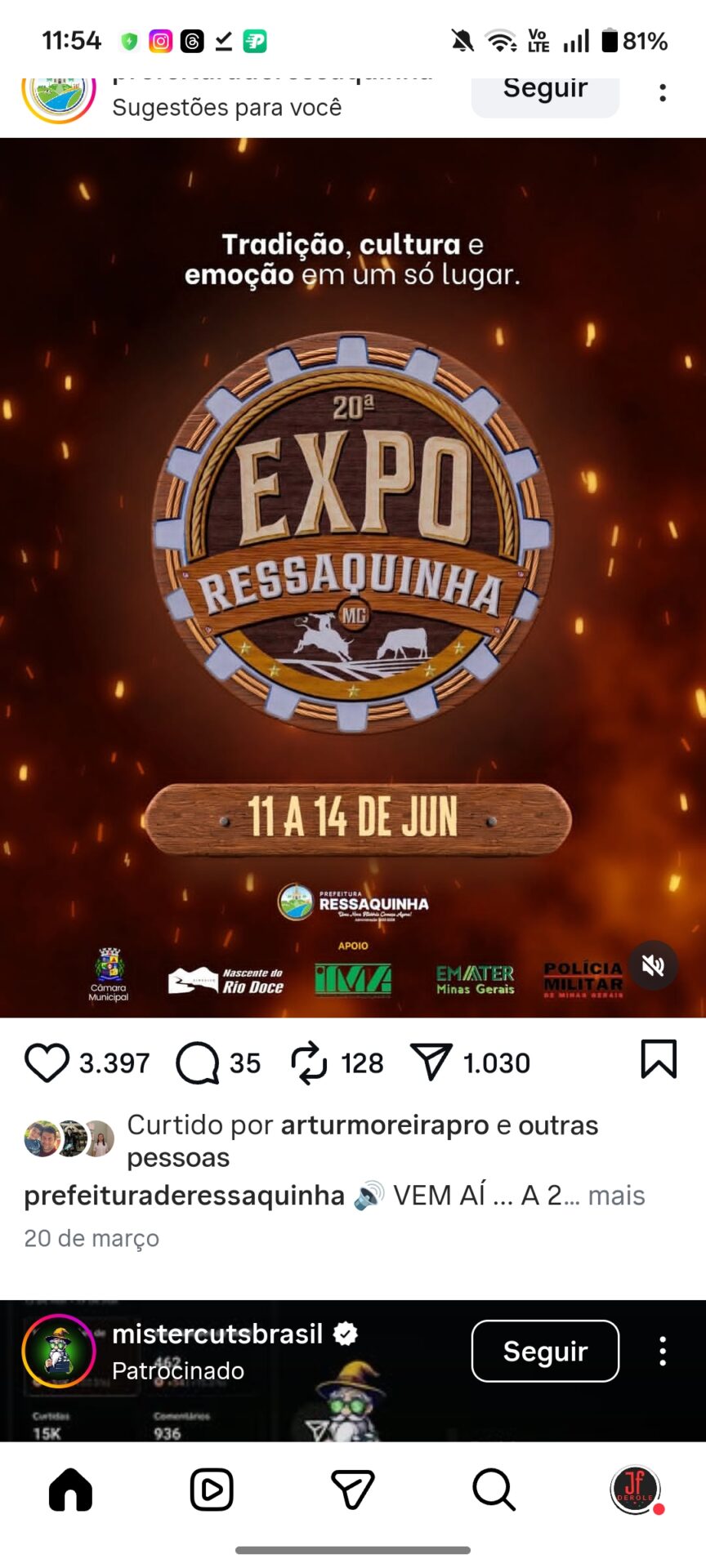 20° Expo Ressaquinha 2026